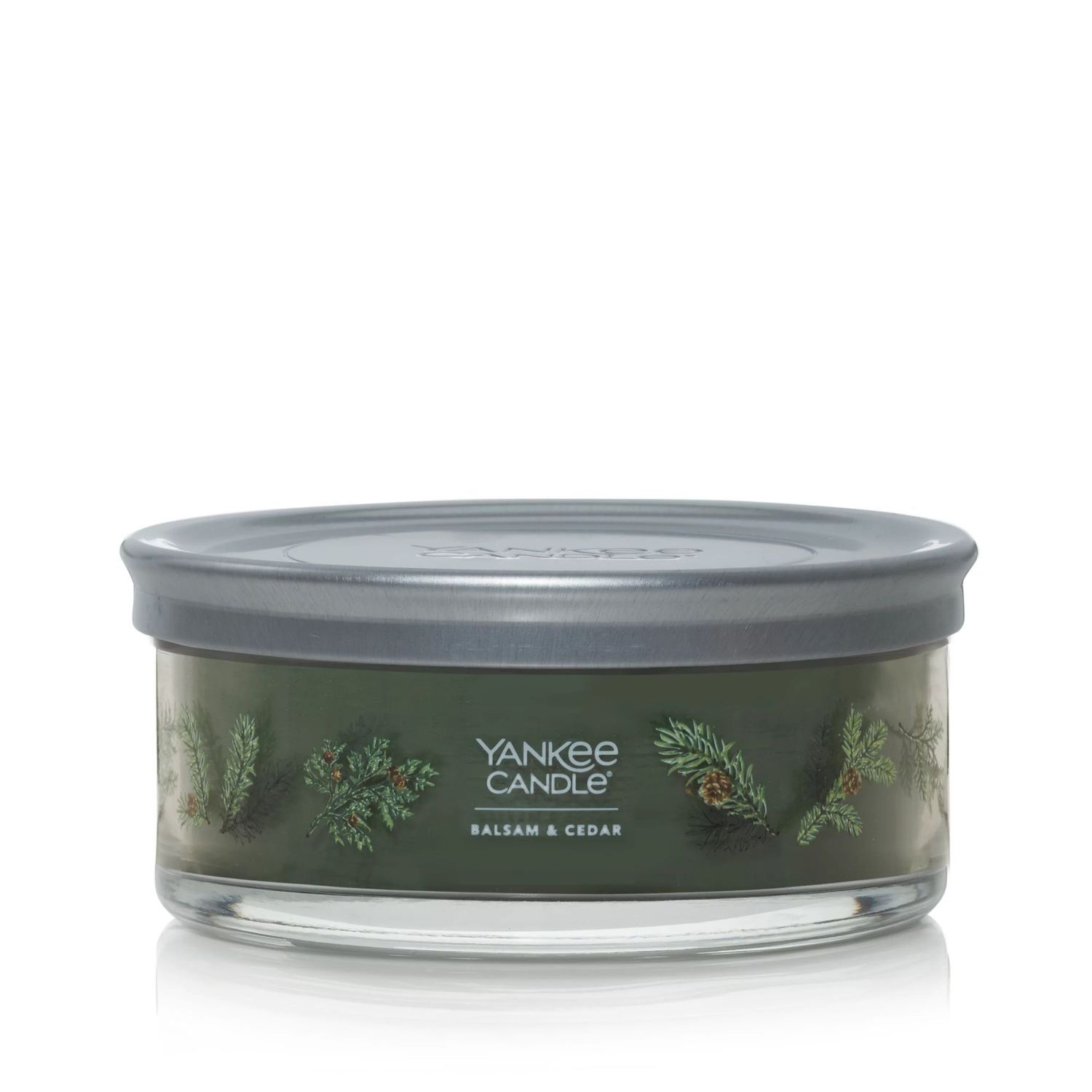 CANDLE YANKEE SIGNATURE 5 WICK TUMBLER BALSAM & CEDAR CANDLE YANKEE SIGNATURE 5 WICK TUMBLER BALSAM & CEDAR