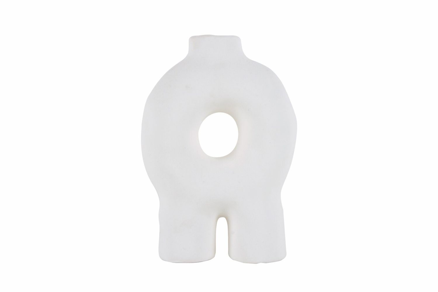 GIFT GNS HAMPTON BAIRON PORCELAIN TOROID TUBULAR VASE 22X15X8CM GIFT GNS HAMPTON BAIRON PORCELAIN TOROID TUBULAR VASE 22X15X8CM