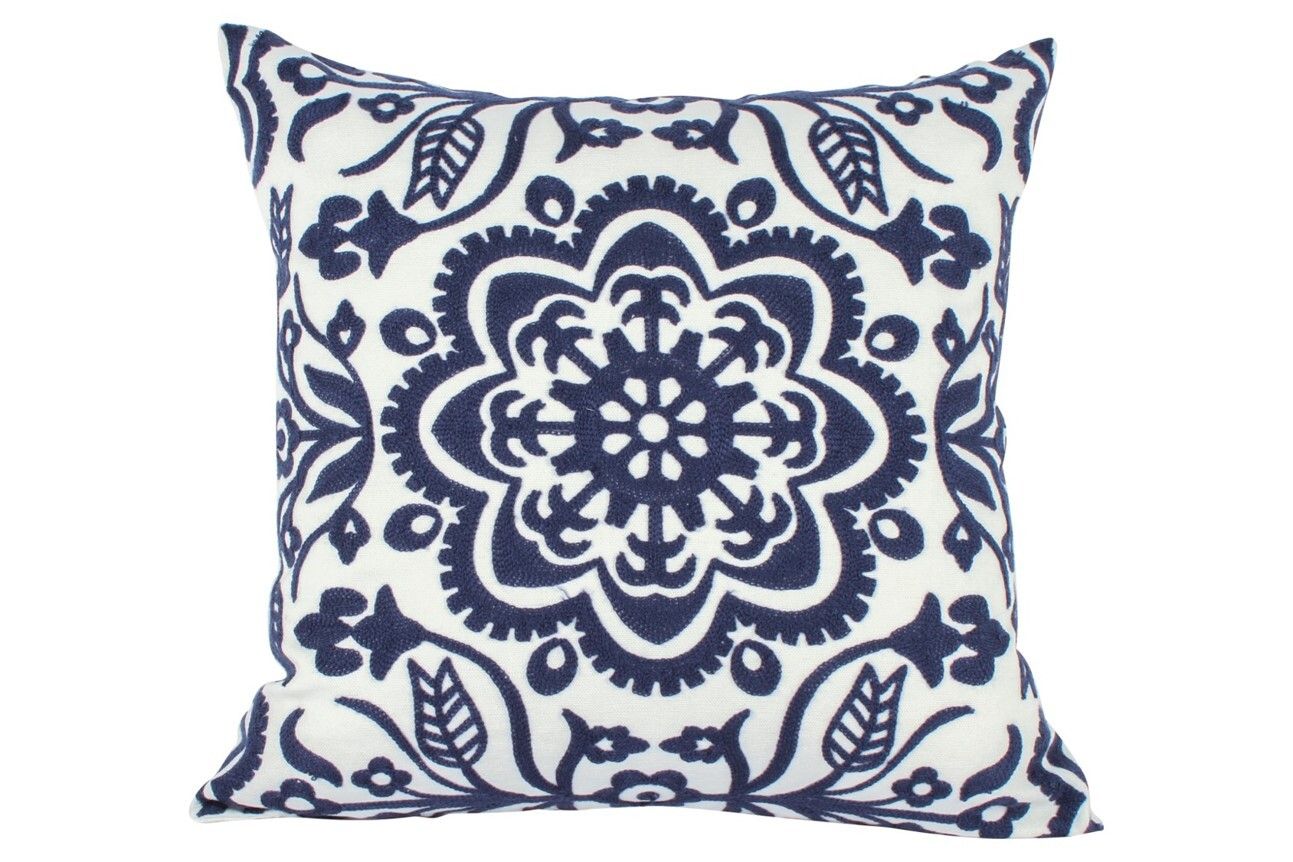 GIFT GNS HAMPTON OTO PATTERN CUSHION INDIGO 400G 45X45CM GIFT GNS HAMPTON OTO PATTERN CUSHION INDIGO 400G 45X45CM