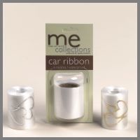 WEDDING CAR RIBBON WHITE 6M