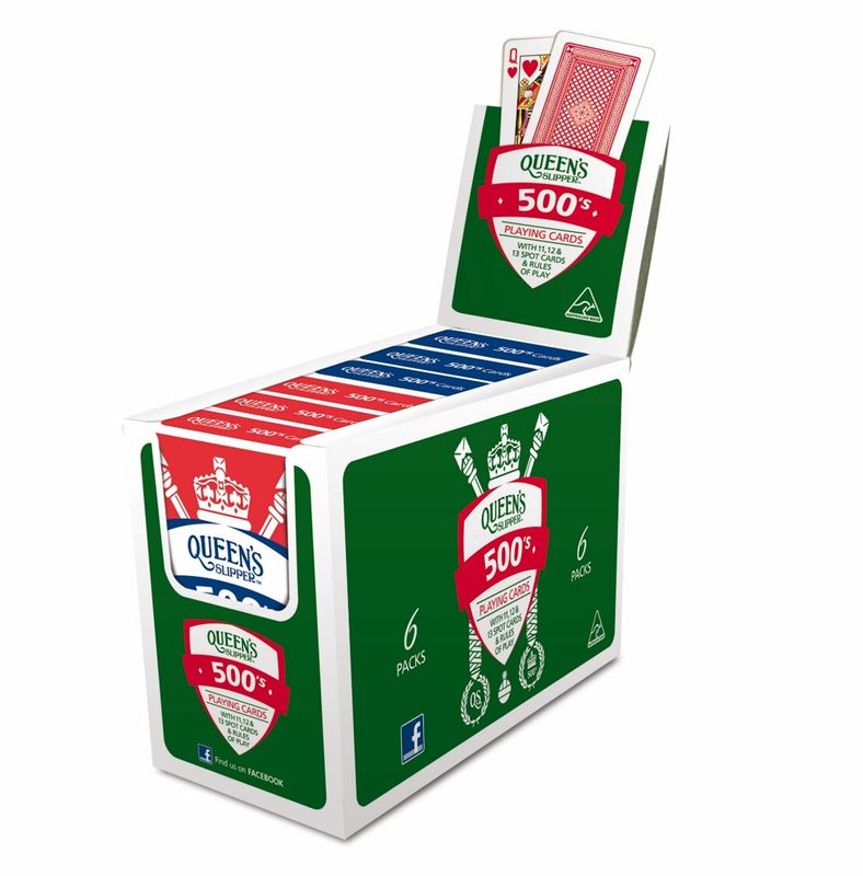 CARDS PLAYING QUEENS SLIPPER 500'S