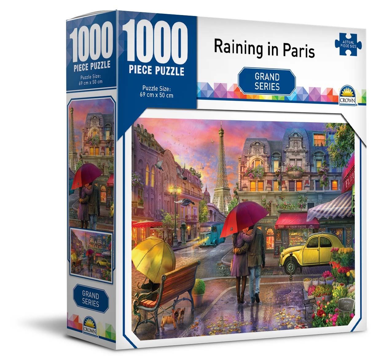 JIGSAW PUZZLE CROWN 1000PCE GRAND SERIES 2 3 ASST