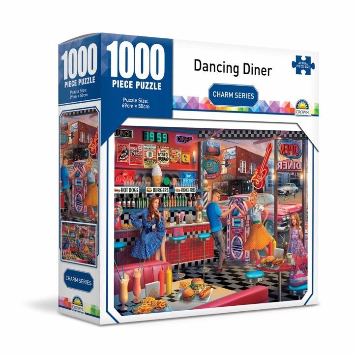 JIGSAW PUZZLE CROWN 1000PCE CHARM SERIES 3 3 ASST