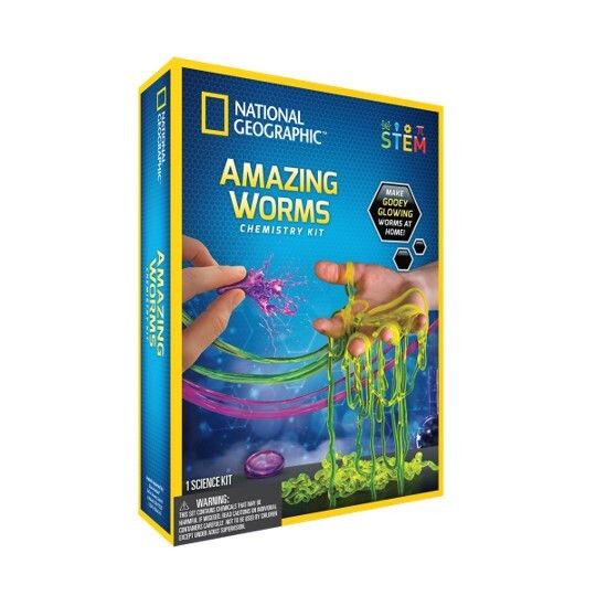 TOY NATIONAL GEO CHEMISTRY KIT AMAZING WORMS
