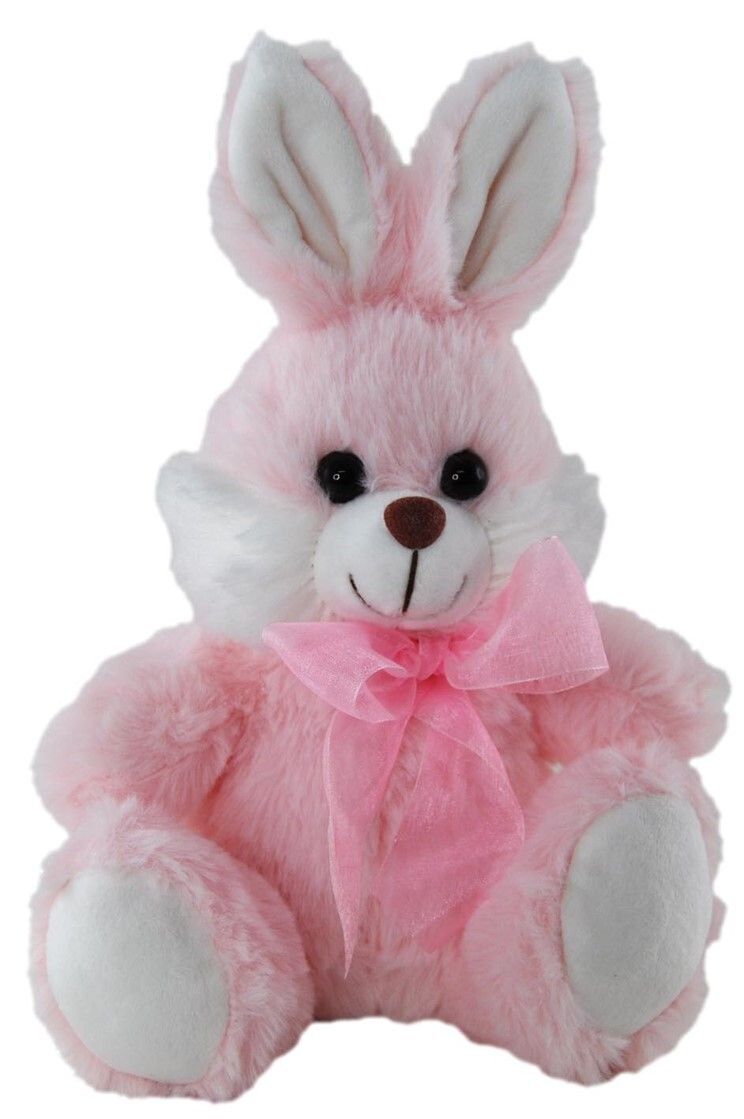 SOFT TOY ELKA 23CM BUNNY BUGSY PINK