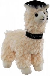 SP- SOFT TOY ELKA 28CM LLAMA GRADUATION