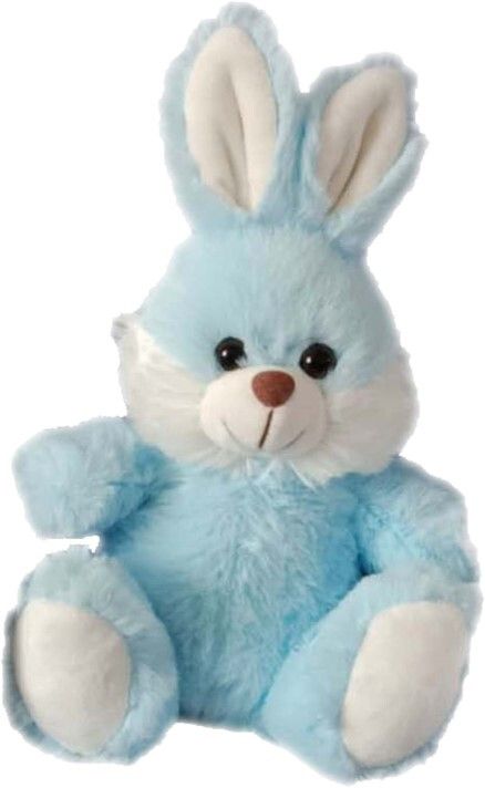 SOFT TOY ELKA 30CM BUNNY BUGSY BLUE