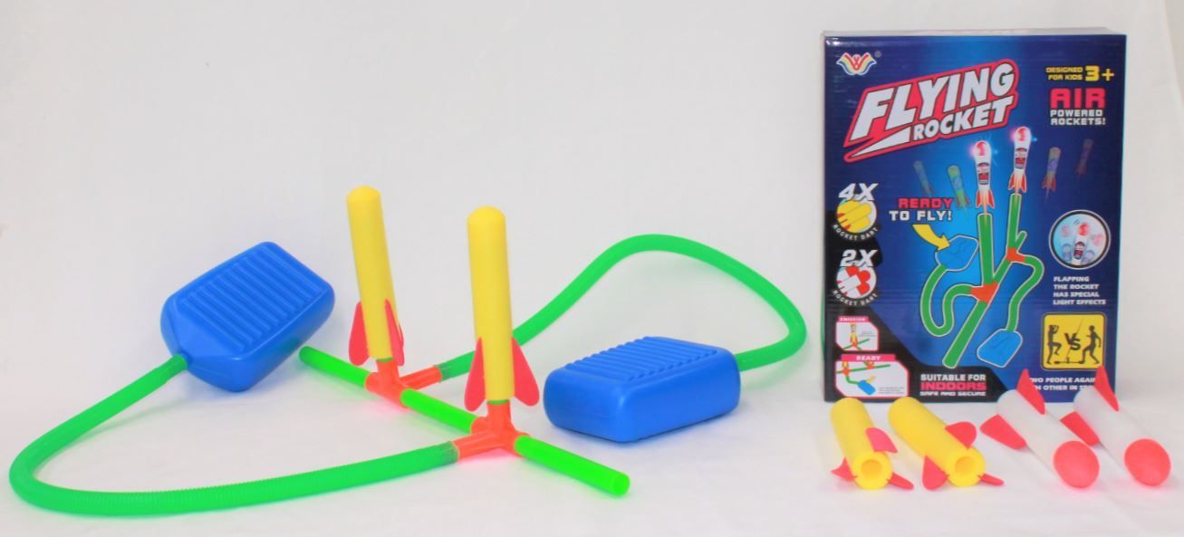 SP- TOY STOMP ROCKET CHALLENGE WITH 6 FOAM ROCKETS SP- TOY STOMP ROCKET CHALLENGE WITH 6 FOAM ROCKETS