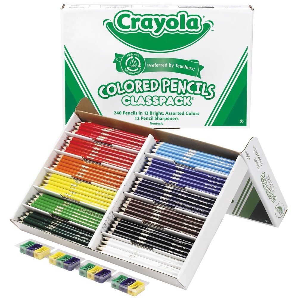 PENCIL COLOURED CRAYOLA CLASSPACK 240