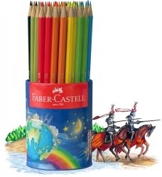 PENCIL COLOURED FABER-CASTELL CLASSIC TIN CUP 72