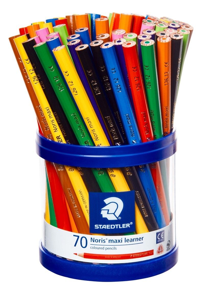 PENCIL COLOURED STAEDTLER NORIS MAXI LEARNER CUP 70