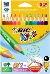 PENCIL COLOURED BIC KIDS EVOLUTION TRIANG PK12