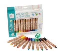 SP- PENCIL COLOURED EASI-GRIP FIRST CREATIONS WATERCOLOUR PK12