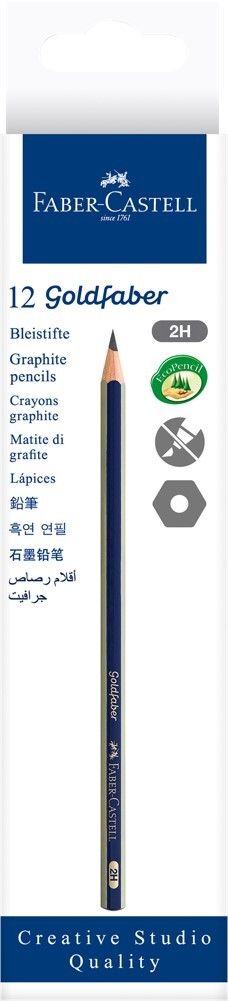PENCILS GRAPHITE FABER-CASTELL 2H GOLDFABER