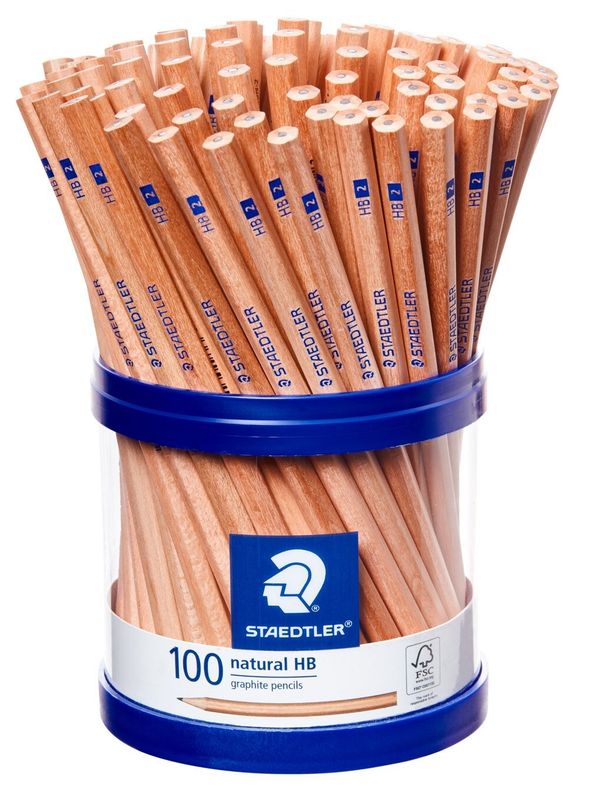 PENCIL LEAD STAEDTLER NATURAL GRAPHITE 130 HB CUP 100
