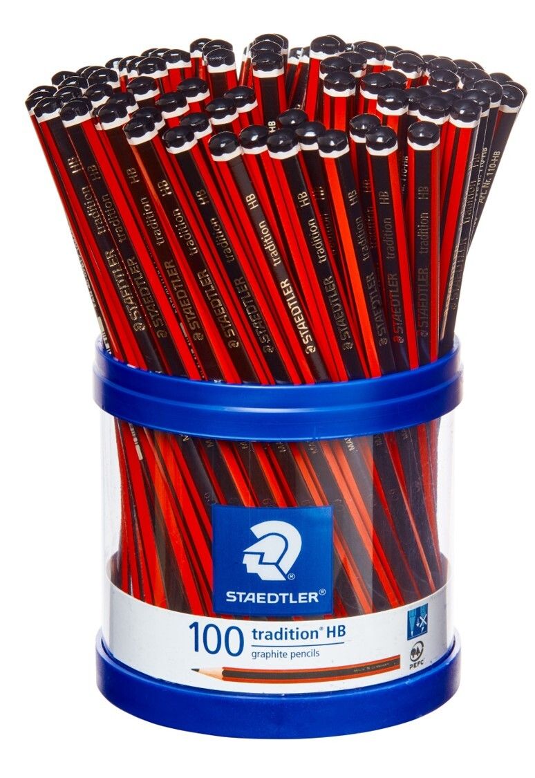 PENCIL STAEDTLER TRADITION 110 HB CUP OF 100