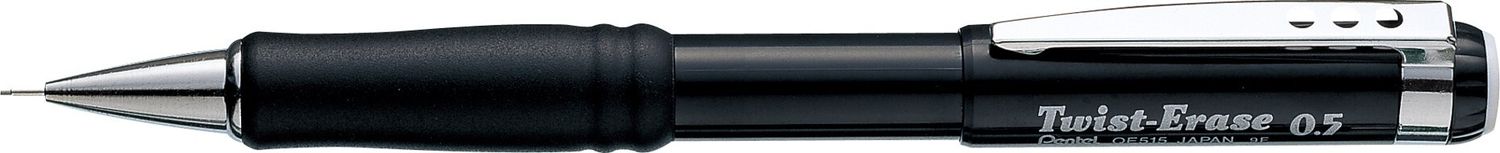 SP- MECHANICAL PENCIL PENTEL 0.5MM TWIST ERASE BLACK SP- MECHANICAL PENCIL PENTEL 0.5MM TWIST ERASE BLACK