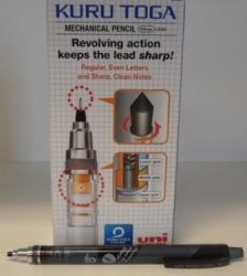 PENCIL MECHANICAL UNI KURU TOGA 0.5MM SMOKE BARREL