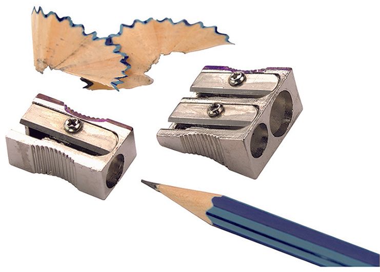 SP- PENCIL SHARPENER MARBIG METAL 1 HOLE BX48