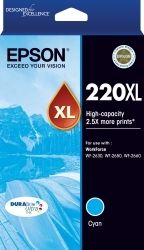 INKJET CART EPSON T294292 220XL HIGH CAP DURABRITE ULTRA CYAN INKJET CART EPSON T294292 220XL HIGH CAP DURABRITE ULTRA CYAN