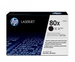 TONER CART HP 80X CF280X LASER JET HIGH YIELD BLACK TONER CART HP 80X CF280X LASER JET HIGH YIELD BLACK