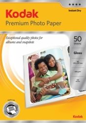 PAPER PHOTO KODAK A4 PREMIUM GLOSS 240GSM PK50