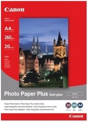 PAPER PHOTO CANON A4 SEMI GLOSS SG-201 I/J 260GSM PK20 PAPER PHOTO CANON A4 SEMI GLOSS SG-201 I/J 260GSM PK20