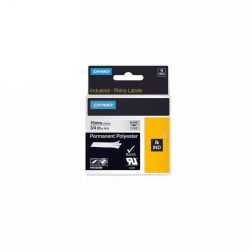 LABEL TAPE DYMO 19MMX5.5M RHINO PRO PERMANENT POLYESTER CLEAR LABEL TAPE DYMO 19MMX5.5M RHINO PRO PERMANENT POLYESTER CLEAR