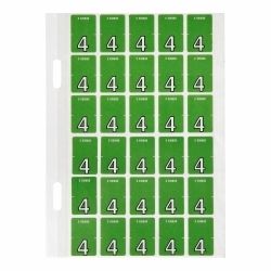 SP- LABELS COLOUR CODING AVERY 20X30MM 4 TOP TAB LIGHT GREEN PK150