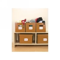 LABELS WRITABLE AVERY 95.2X63.5MM 10PK GARAGE FLORAL BROWN/WHITE