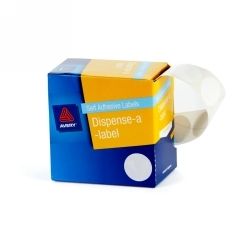 LABEL AVERY DISP 24MM WHITE DOT DMC24C