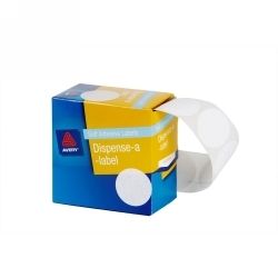 AVERY DISPENSER MC32W 32MM WHITE DOT 350