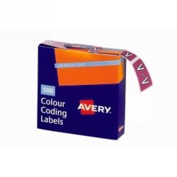SP- LABELS COLOUR CODING AVERY 25X38MM V SIDE TAB MAUVE BX500 SP- LABELS COLOUR CODING AVERY 25X38MM V SIDE TAB MAUVE BX500