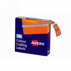 SP- LABELS COLOUR CODING AVERY 25X38MM O SIDE TAB ORANGE BX500 SP- LABELS COLOUR CODING AVERY 25X38MM O SIDE TAB ORANGE BX500