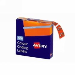 SP- LABELS COLOUR CODING AVERY 25X38MM C SIDE TAB ORANGE BX500 SP- LABELS COLOUR CODING AVERY 25X38MM C SIDE TAB ORANGE BX500