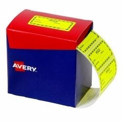 SP- LABELS AVERY 75X36.1MM HOLD FLUORO YELLOW 2000/ROLL SP- LABELS AVERY 75X36.1MM HOLD FLUORO YELLOW 2000/ROLL
