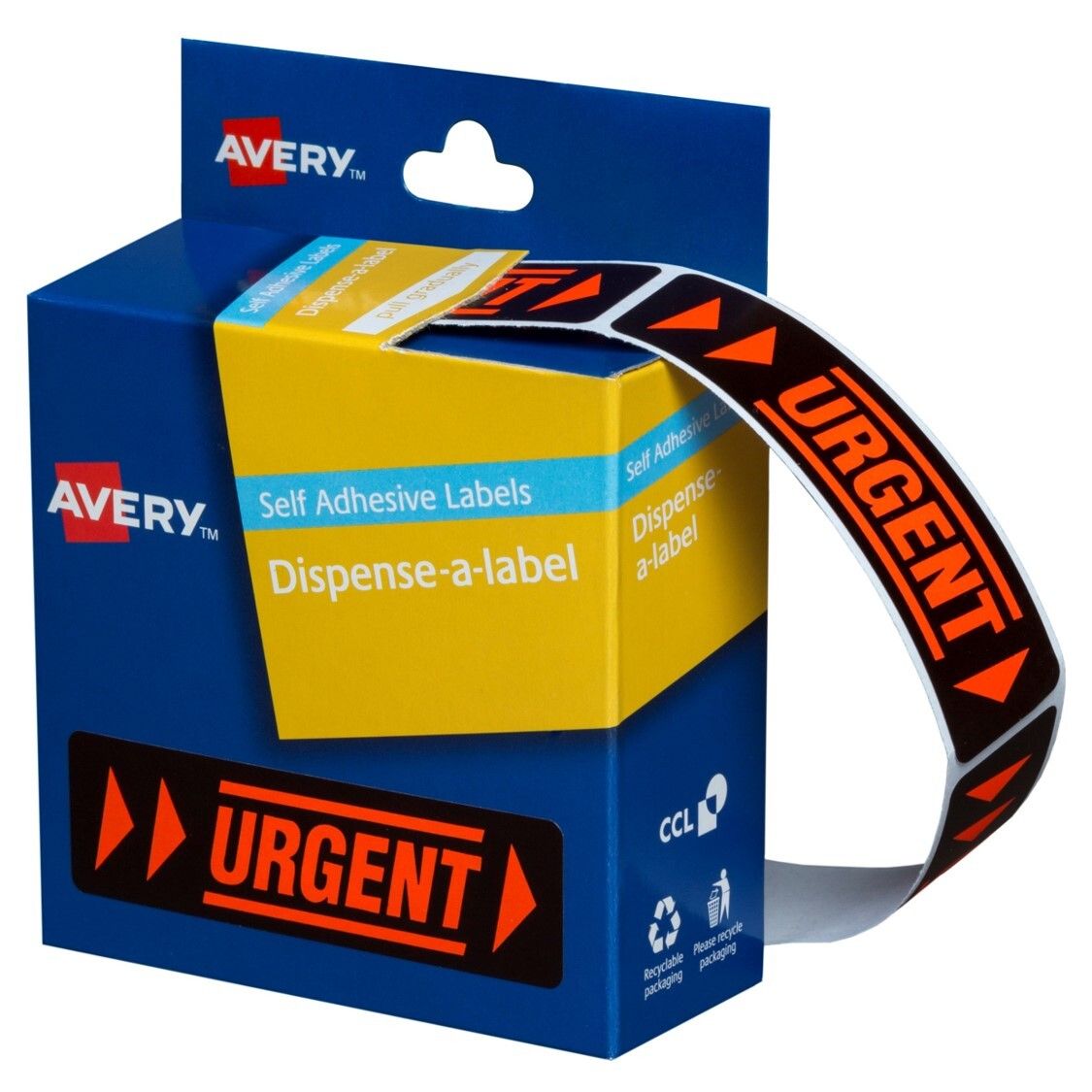 LABEL AVERY DISP 19X64 URGENT DMR1964UR