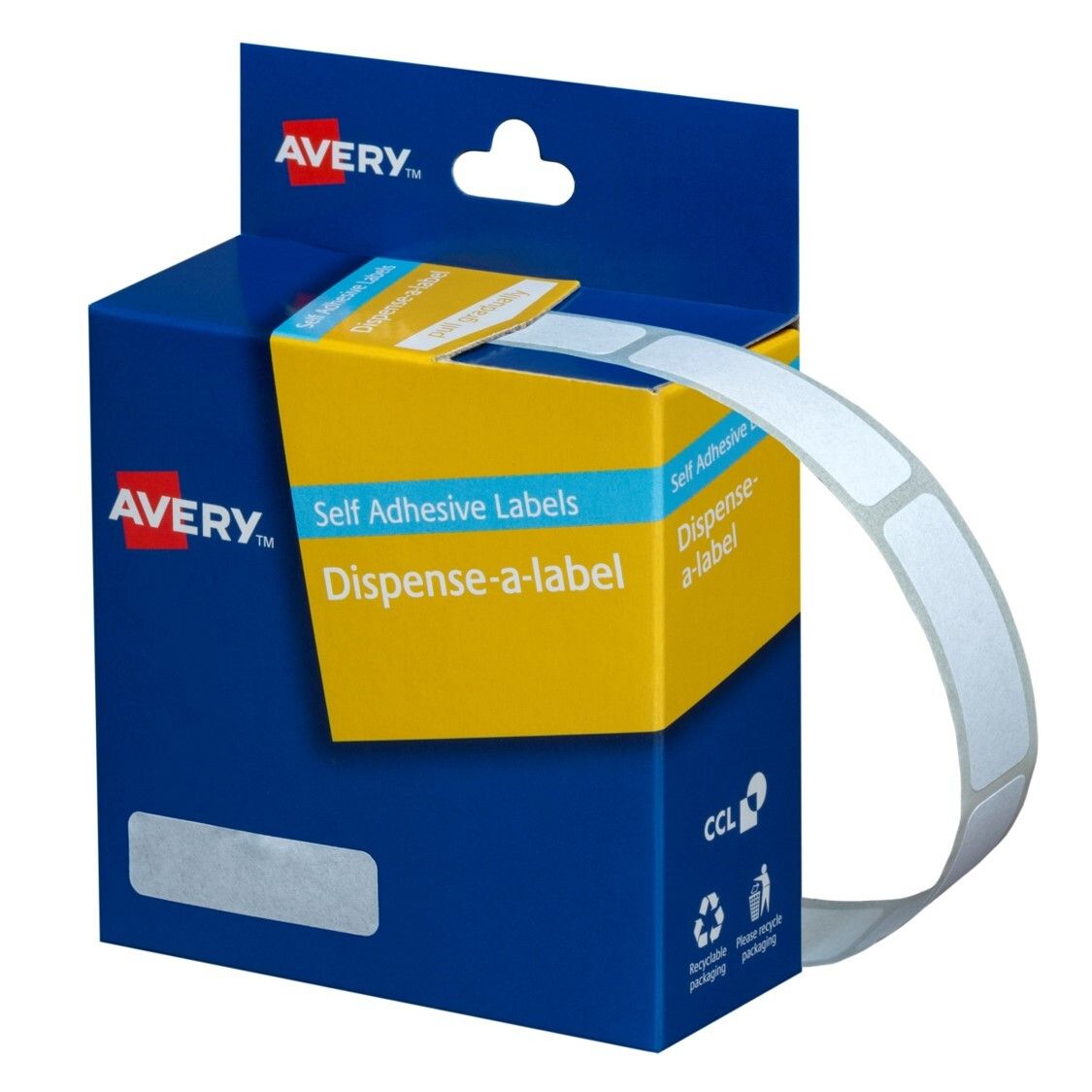 AVERY DISPENSER MR1034 LABEL WHITE 750