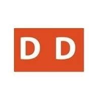 LABELS COLOUR CODING AVERY 25X38MM D SIDE TAB DARK ORANGE PK180 LABELS COLOUR CODING AVERY 25X38MM D SIDE TAB DARK ORANGE PK180