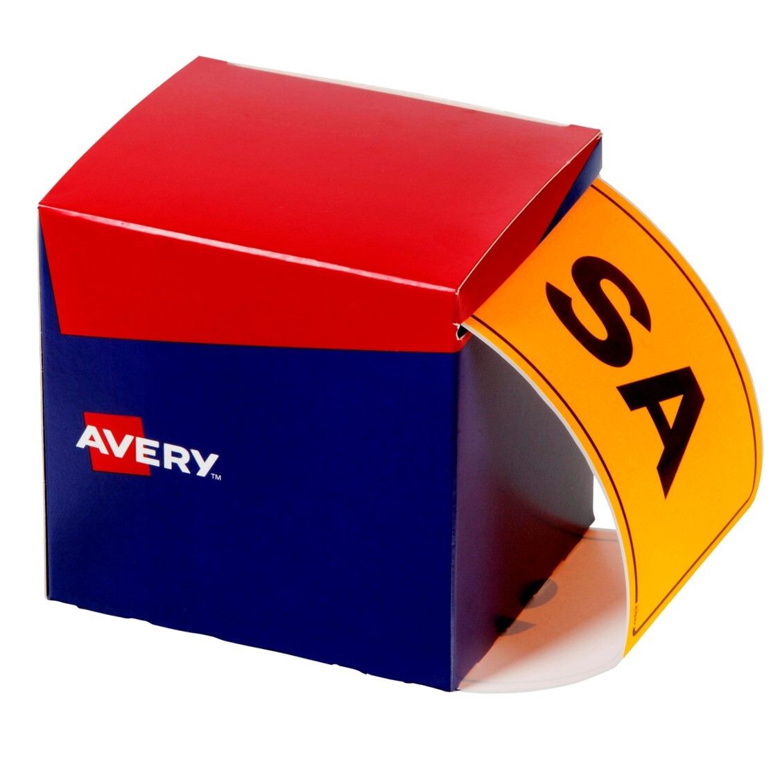LABEL AVERY 100X150.4MM SA FLUORO ORANGE PK500