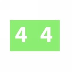 LABELS COLOUR CODING AVERY 25X38MM 4 SIDE TAB LIGHT GREEN PK180