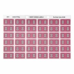 SP- LABELS COLOUR CODING AVERY 25X38MM 8 SIDE TAB MAUVE PK180 SP- LABELS COLOUR CODING AVERY 25X38MM 8 SIDE TAB MAUVE PK180