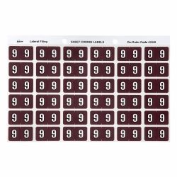 SP- LABELS COLOUR CODING AVERY 25X38MM 9 SIDE TAB BROWN PK180 SP- LABELS COLOUR CODING AVERY 25X38MM 9 SIDE TAB BROWN PK180