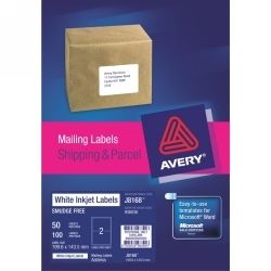 LABEL AVERY INKJET J8168-50 2UP