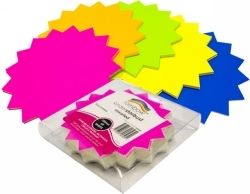 STARBURST RAINBOW FLURO BOARD 150MM 300GSM SINGLE SIDED PK60 STARBURST RAINBOW FLURO BOARD 150MM 300GSM SINGLE SIDED PK60