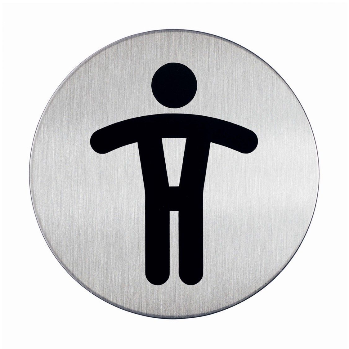 SP- SIGN DURABLE PICTOGRAM 83MM TOILET MEN