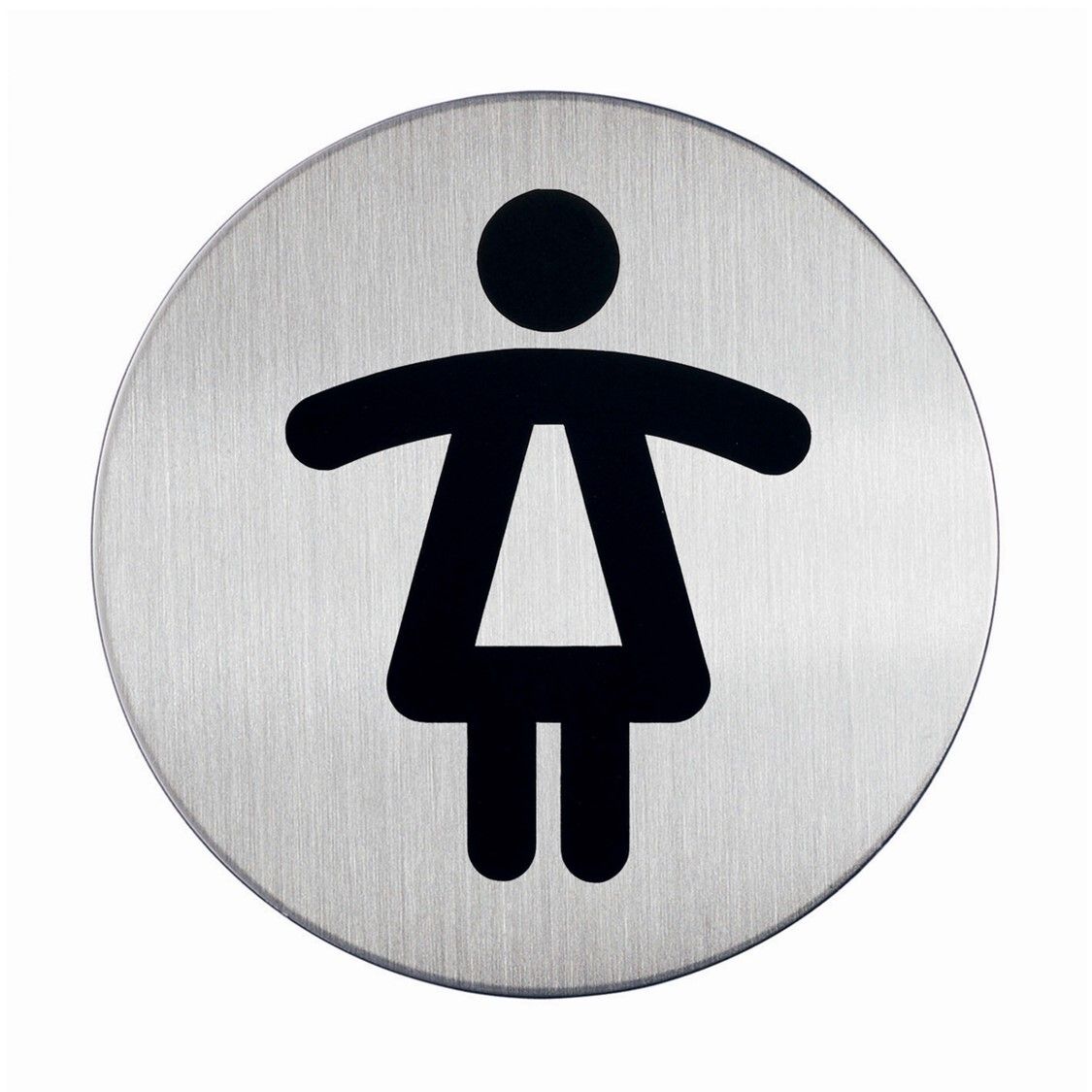 SP- SIGN DURABLE PICTOGRAM 83MM TOILET WOMEN