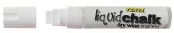 MARKER LIQUID CHALK TEXTA DRY WIPE JUMBO WHITE
