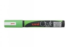 MARKER CHALK UNI 2.5MM BULLET TIP FLUORO GREEN