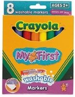 MARKER CRAYOLA JUNIOR WASHABLE PK8